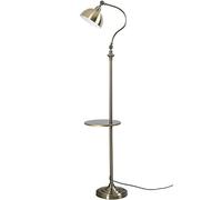 HJLJKG Pole Lamp Standing Lamp American Retro Floor Lamp Bedroom Bedside Living Room Study Sofa Vertical Storage Lamp for Reading Working Bedroom Minimalist Decoration