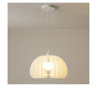 HJLJKG Pumpkin Pendant Light Fixture with Pleated Shade - E27 Socket, PVC Pendant Light - Hanging Lamp,Light
