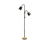 HJLJKG Standing Lamp Floor Lights Wooden Wrought Iron Personality Vertical Adjustable s Reading Lamp Bedroom