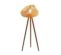 HJLJKG Standing Lamp Tripod Standing Lamp with Lampshade Wood Tall Lamp Corner Floor Light for Living Room Bedroom Bedroom