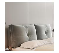 HJLKDYM Rectangular Upholstered Bed Back Headboard Cover, Removable Wall Pillow Cushion Headboard, Soft Backrest Reading Pillow For Sitting Up, Reading & Sleeping(Gray-B,120x60x12cm)
