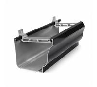HJLKDYM Roof Gutter Rainwater Drainage Trough Downspout Channel | Eavestrough Water Guide Pipe For Vertical Planter Indoor Landscape Aquaculture Farm Applications(6m,20x13.5x0.12cm)