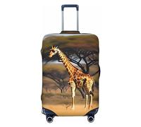 HJLUUFT Africa Giraffe Majestic Tree Print Suitcase Cover Travel Luggage Cover Protector Suitcase Washable Baggage Covers Anti-Scratch