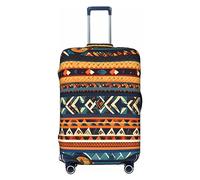 HJLUUFT African National Patterns Print Suitcase Cover Travel Luggage Cover Protector Suitcase Washable Baggage Covers Anti-Scratch