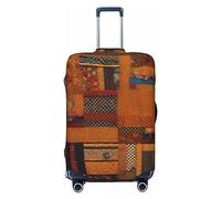 HJLUUFT African Textile Patchwork Print Travel Luggage Cover Suitcase Cover Protector Suitcase Washable Baggage Covers Anti-Scratch