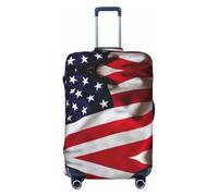 HJLUUFT American Flag1 Print Suitcase Cover Travel Luggage Cover Protector Suitcase Washable Baggage Covers Anti-Scratch