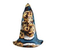 HJLUUFT Cookies Food Chocolate Chips Biscuits Halloween vampire cloak costume,witch costume and cosplay costume unisex for Festive gift