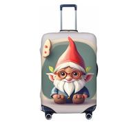 HJLUUFT Cute Gnome Print Suitcase Cover Travel Luggage Cover Protector Suitcase Washable Baggage Covers Anti-Scratch