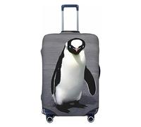 HJLUUFT Cute Penguin Print Travel Luggage Cover Suitcase Cover Protector Suitcase Washable Baggage Covers Anti-Scratch