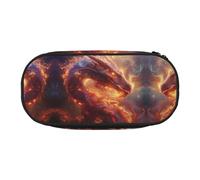 HJLUUFT Dragon of the night print Pencil Bag Pouch Case,Pen Bags Pencil Pouch Organizer for Office College School Daily Use