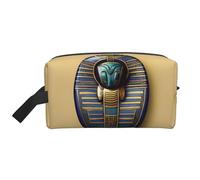 HJLUUFT Egyptian Scarabs print Toiletry Bag for Men Women Traveling Toiletry Organizer Bag for Adult Door Room Essentials, White, One Size