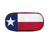 HJLUUFT Flag of Texas print Pencil Case Simple Sturdy Multifunctional Pencil Bag Office Stationery Organizer