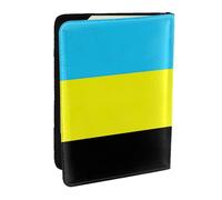 HJLUUFT Flag of The Sultanate of Burongan Print Leather Passport Case, Passport Cover with Credit Card Holder for Women Men Family ID Travel