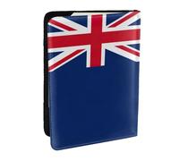 HJLUUFT Flag of The Turks and Caicos Islands Print Leather Passport Cover for Men Women, Travel Wallet Passport Holder Case for Family