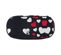 HJLUUFT Happy Valentine's Day2 print Pencil Bag Pouch Case,Pen Bags Pencil Pouch Organizer for Office College School Daily Use