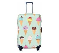 HJLUUFT Ice Cream Cones Print Travel Luggage Cover Suitcase Cover Protector Suitcase Washable Baggage Covers Anti-Scratch