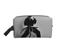 HJLUUFT Impressive Karate Men print Toiletry Bag for Men Women Traveling Toiletry Organizer Bag for Adult Door Room Essentials, White, One Size