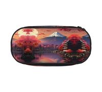 HJLUUFT Japan Mount Fuji Landscape print Pencil Case Simple Sturdy Multifunctional Pencil Bag Office Stationery Organizer