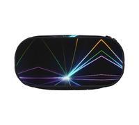 HJLUUFT Laser light print Pencil Case Simple Sturdy Multifunctional Pencil Bag Office Stationery Organizer