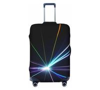 HJLUUFT Laser Light Print Suitcase Cover Travel Luggage Cover Protector Suitcase Washable Baggage Covers Anti-Scratch
