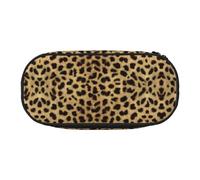 HJLUUFT Leopard Animal print print Pencil Bag Pouch Case,Pen Bags Pencil Pouch Organizer for Office College School Daily Use