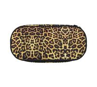 HJLUUFT Leopard Print print Pencil Bag Pouch Case,Pen Bags Pencil Pouch Organizer for Office College School Daily Use