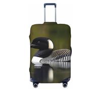 HJLUUFT Loon Nature Bird Print Travel Luggage Cover Suitcase Cover Protector Suitcase Washable Baggage Covers Anti-Scratch