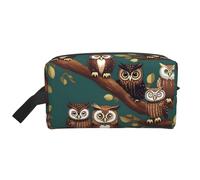 HJLUUFT Magic owel print Toiletry Bag for Men Women Traveling Toiletry Organizer Bag for Adult Door Room Essentials, White, One Size