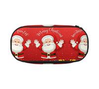 HJLUUFT Merry Christmas. print Pencil Bag Pouch Case,Pen Bags Pencil Pouch Organizer for Office College School Daily Use