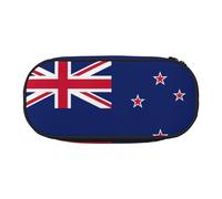HJLUUFT New Zealand Flag print Pencil Case Simple Sturdy Multifunctional Pencil Bag Office Stationery Organizer