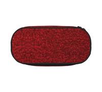 HJLUUFT Rose represents love print Pencil Bag Pouch Case,Pen Bags Pencil Pouch Organizer for Office College School Daily Use, Black, One Size, Cute