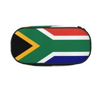 HJLUUFT South African flag print Pencil Bag Pouch Case,Pen Bags Pencil Pouch Organizer for Office College School Daily Use