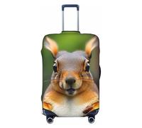 HJLUUFT Squirrel Funny Animal Print Travel Luggage Cover Suitcase Cover Protector Suitcase Washable Baggage Covers Anti-Scratch