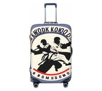 HJLUUFT Taekwondo Design Print Travel Luggage Cover Suitcase Cover Protector Suitcase Washable Baggage Covers Anti-Scratch