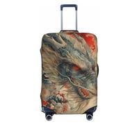 HJLUUFT The Legendary Dragon Print Suitcase Cover Travel Luggage Cover Protector Suitcase Washable Baggage Covers Anti-Scratch