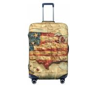 HJLUUFT Vintage maps of The United States Print Suitcase Cover Travel Luggage Cover Protector Suitcase Washable Baggage Covers Anti-Scratch