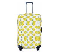 HJLUUFT Yellow Lemon Print Suitcase Cover Travel Luggage Cover Protector Suitcase Washable Baggage Covers Anti-Scratch