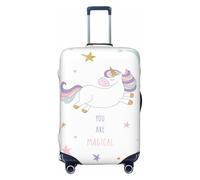 HJLUUFT You are Magical Print Suitcase Cover Travel Luggage Cover Protector Suitcase Washable Baggage Covers Anti-Scratch