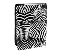 HJLUUFT Zebra Print Leather Passport Case, Passport Cover with Credit Card Holder for Women Men Family ID Travel