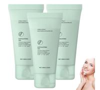 Hjmeta Herbal Exfoliating Gel,Herbal Extract Brightening Exfoliating Gel,Hydrating Formula for Smoother Skin,Deep Cleansing Face And Body Exfoliating Scrub Gel For All Skin Types (3 Pcs)