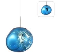 HJMMHX Adjustable Height Modern Pendant Light Irregular Volcanic Rock Chandelier for Kitchen Hallway Bedroom Dining Room 28CM Diameter Unique Design Stylish Home Decor