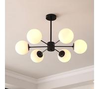 HJMMHX Dimmable s Chlier nt Light Fixture Detive Globe Ceiling Lamp for Dining Room Kitchen & Bedroom Easy Installat Modern Home Lighting