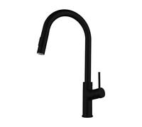 HJMMHX Kitchen Faucets with Pull Out Spray, Pull Out Kitchen Mixer Faucet Swivel 2 Modes Single Handle Stainless Steel Kitchen Sink Faucets-Brushed Beauty Comes