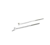 HJMMHX Ladies earrings Tassel Thread Chain Climb Star Heart Beads Pendants Drop Earrings Straight Hanging Jewelry Earrings