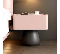 HJMMHX Minimalist Solid Wood Coffee Table with Ders - ry Lightweight Nightstand for Small Living Room & Bedroom - Simple Design, Grey h