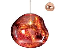 HJMMHX Modern a Chlier nt Light - Adjustable Hanging Fixture Melting s Design for Slish Gallery & Home Decor Perfect for Living Room & Dining Area