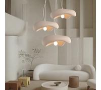 HJMMHX Modern Cloud S Wabi-Sabi nt Light E27 - Adjustable Brown Chlier for Kitchen Island Dining Room Bedroom & Living Room Indoor Lighting (A-60)