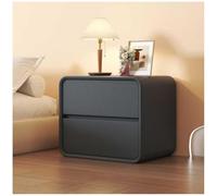 HJMMHX Solid Wood Nightstand with 2 Ders, Modern Bedside Table for Living Room and Bedroom, ry End Table for Home Décor, Slish Fur Piece