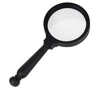 HJMMWT 10x Handheld Magnifying Glass Magnifier for Children and The Elderly for Reading Scientific Observation Daily Life