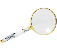 HJMMWT 20x Reading Magnifier for The Elderly HD Handheld Portable Enlarger Children's Garden Science Observation 80MM Magnifier Marriage